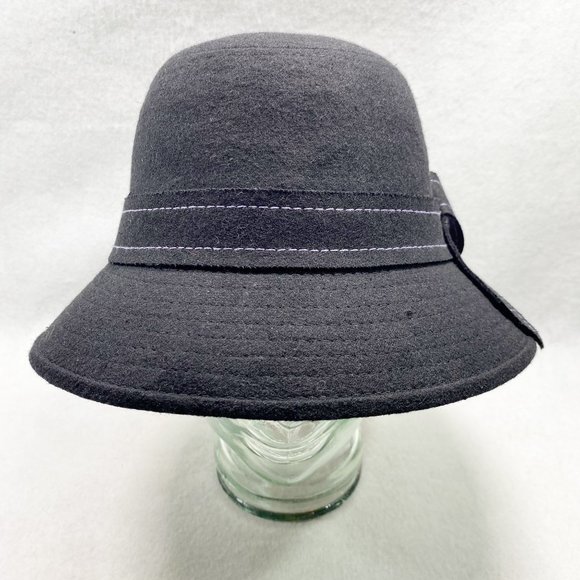 Magid Hats Black Wool Blend Bucket Hat main image 8